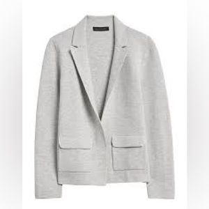 BANANA REPUBLIC | grey sweater blazer | women’s small
